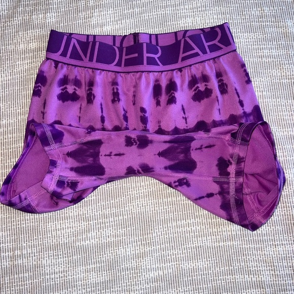 Under Armour Purple Tie-Dye Shorts | XS | GUC - Picture 2 of 5